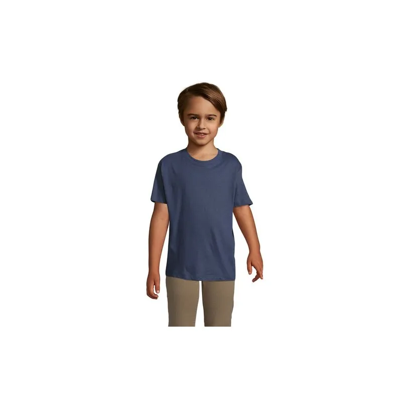 T-shirt personnalisé écologique 150g pour enfants - Régent Kids Matières : coton Taille textile : XXL Couleurs : blanc pur perso