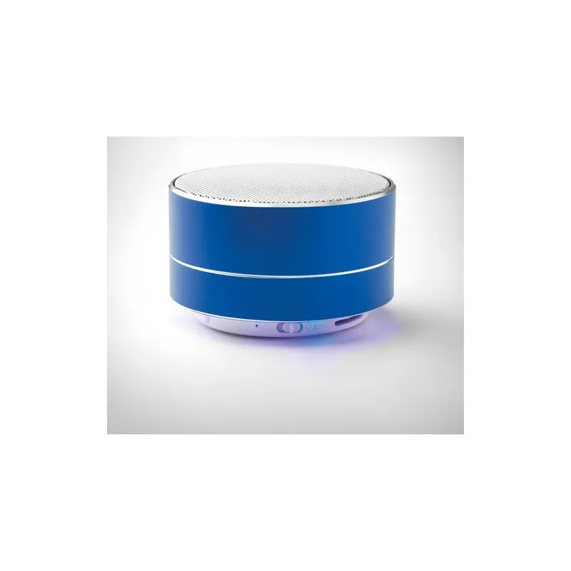 Haut-parleur rond sans fil personnalisé audio premium SOUND Matières : coton Taille textile : L Couleurs : vert citron marquage 