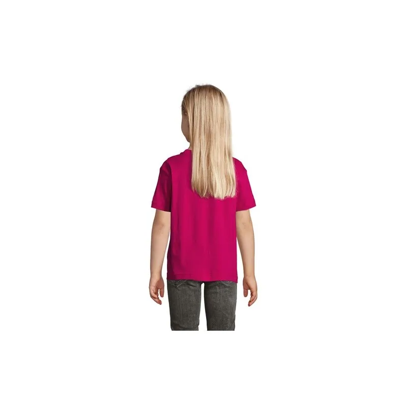 T-shirt personnalisé écologique 150g pour enfants - Régent Kids Matières : coton Taille textile : L Couleurs : bleu marine marqu