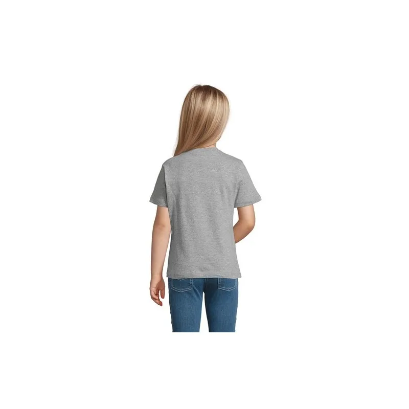 T-shirt personnalisé écologique 150g pour enfants - Régent Kids Matières : coton Taille textile : S Couleurs : noir profond good