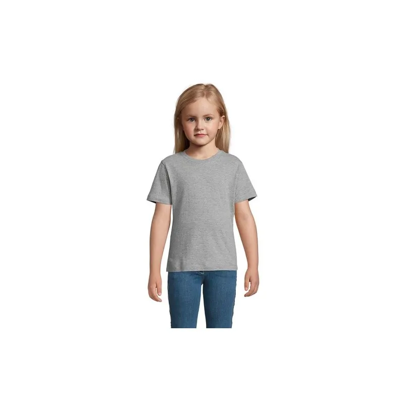 T-shirt personnalisé écologique 150g pour enfants - Régent Kids Matières : coton Taille textile : XL Couleurs : noir profond per