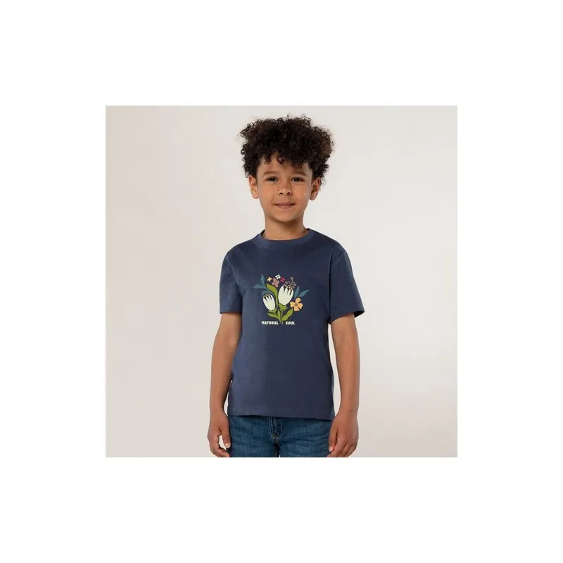 T-shirt personnalisé écologique 150g pour enfants - Régent Kids Matières : coton Taille textile : XXL Couleurs : gris chiné good