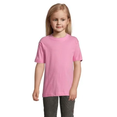 T-shirt personnalisé écologique 150g pour enfants - Régent Kids Matières : coton Taille textile : XXL Couleurs : bleu marine liv