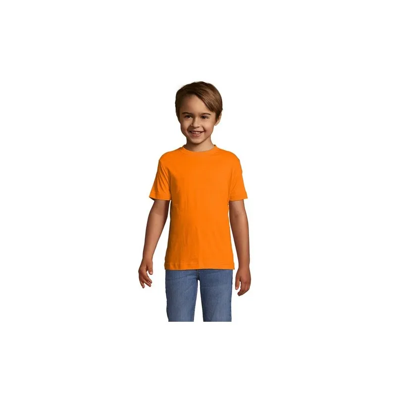 T-shirt personnalisé écologique 150g pour enfants - Régent Kids Matières : coton Taille textile : XXL Couleurs : orange goodies 