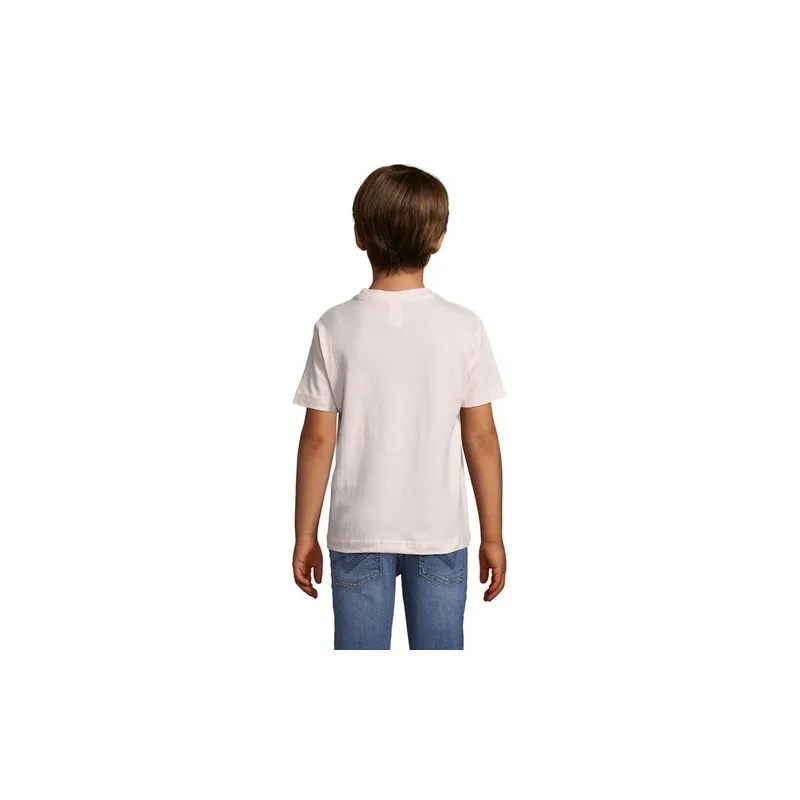 T-shirt personnalisé écologique 150g pour enfants - Régent Kids Matières : coton Taille textile : M Couleurs : bleu vif goodies 