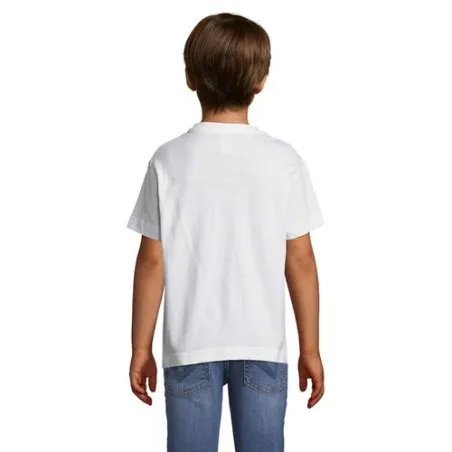 T-shirt personnalisé écologique 150g pour enfants - Régent Kids Matières : coton Taille textile : 5XL Couleurs : bleu royal acce