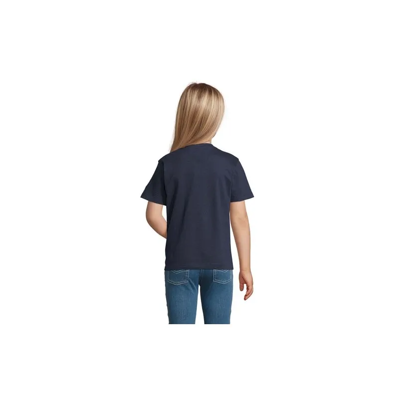 T-shirt personnalisé écologique 150g pour enfants - Régent Kids Matières : coton Taille textile : 3XL Couleurs : noir profond pe