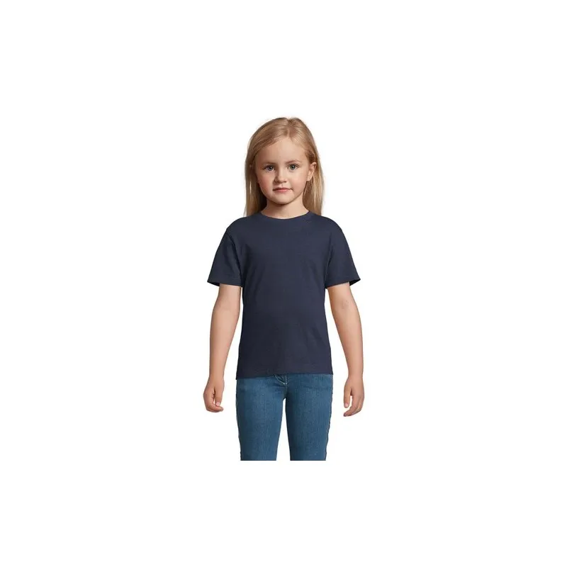 T-shirt personnalisé écologique 150g pour enfants - Régent Kids Matières : coton Taille textile : 4XL Couleurs : noir profond ca