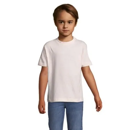 T-shirt personnalisé écologique 150g pour enfants - Régent Kids Matières : coton Taille textile : 5XL Couleurs : noir profond ma