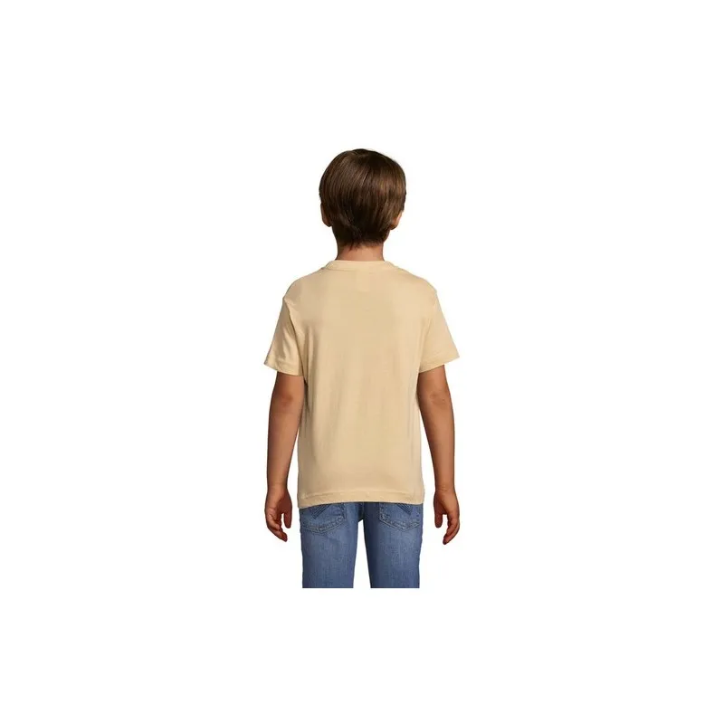 T-shirt personnalisé écologique 150g pour enfants - Régent Kids Matières : coton Taille textile : 3XL Couleurs : gris chiné good