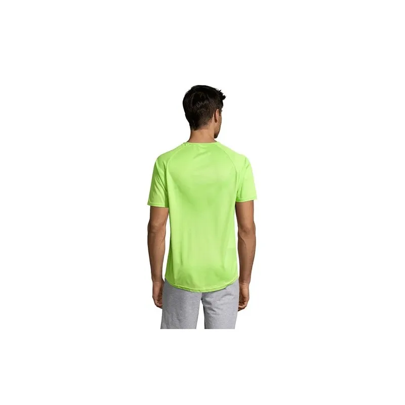 T-shirt personnalisé confortable et performant pour hommes Sporty Matières : coton Taille textile : 3XL Couleurs : gris foncé ob