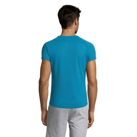 T-shirt personnalisé confortable et performant pour hommes Sporty Matières : coton Taille textile : 3XL Couleurs : blanc marquag