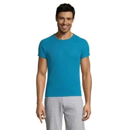 T-shirt personnalisé confortable et performant pour hommes Sporty Matières : coton Taille textile : 3XL Couleurs : noir profond 