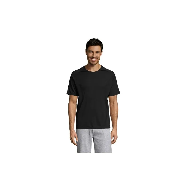 T-shirt personnalisé confortable et performant pour hommes Sporty Matières : coton Taille textile : 3XL Couleurs : rouge objet p
