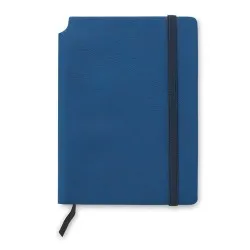 Carnet A5 en PU Personnalisé SOFTNOTE Matières : coton Taille textile : L Couleurs : bleu clair 2