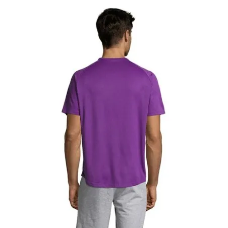 T-shirt personnalisé confortable et performant pour hommes Sporty Matières : coton Taille textile : L Couleurs : rouge objet pub