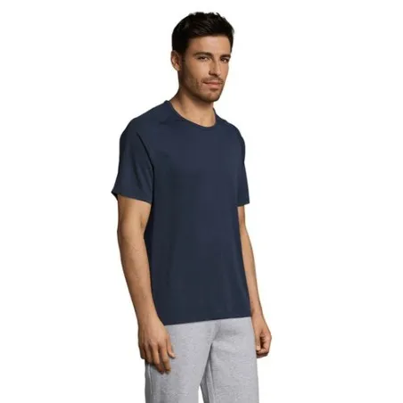 T-shirt personnalisé confortable et performant pour hommes Sporty Matières : coton Taille textile : S Couleurs : rouge goodies e