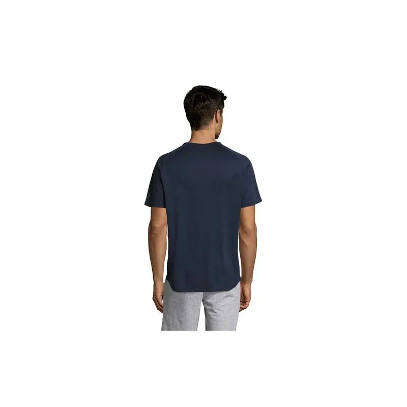 T-shirt personnalisé confortable et performant pour hommes Sporty Matières : coton Taille textile : XL Couleurs : blanc personna