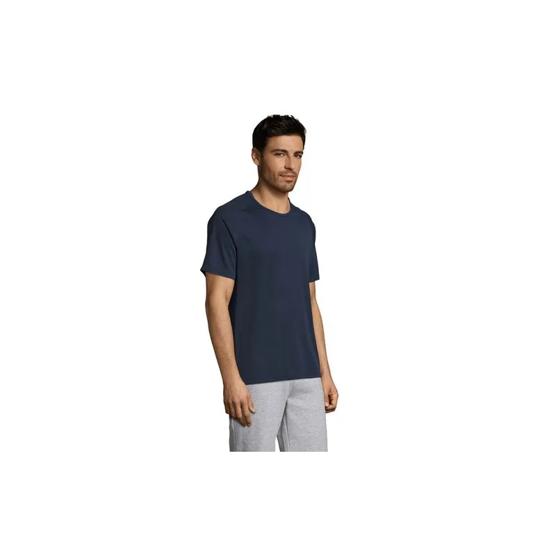 T-shirt personnalisé confortable et performant pour hommes Sporty Matières : coton Taille textile : XL Couleurs : blanc objet pu
