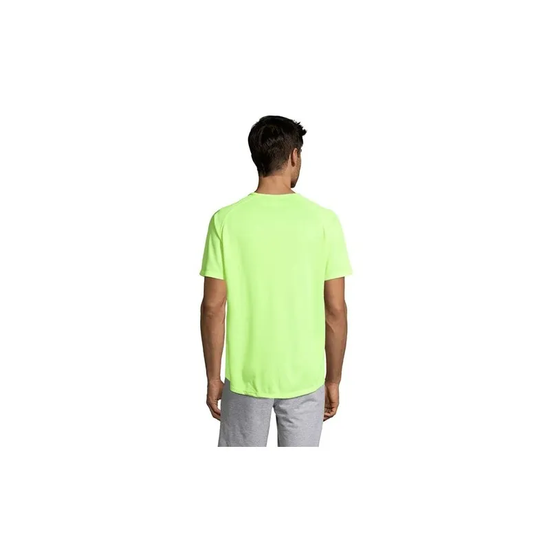 T-shirt personnalisé confortable et performant pour hommes Sporty goodies personnalisé en stock