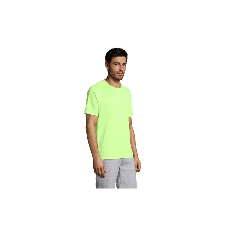T-shirt personnalisé confortable et performant pour hommes Sporty personnalisation sur mesure
