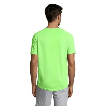 T-shirt personnalisé confortable et performant pour hommes Sporty Matières : coton Taille textile : XXL Couleurs : fuchsia cadea
