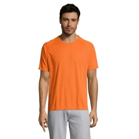 T-shirt personnalisé confortable et performant pour hommes Sporty Matières : coton Taille textile : XXL Couleurs : vert prairie 