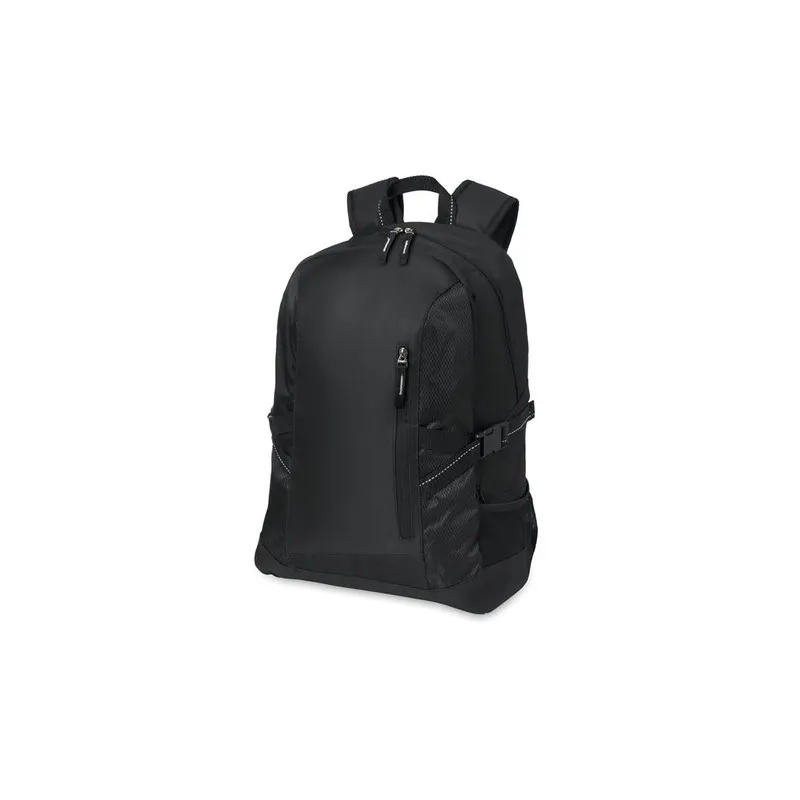 Sac à dos pratique et personnalisable en polyester TECNOTREK Matières : coton Taille textile : L Couleurs : gris foncé cadeau en