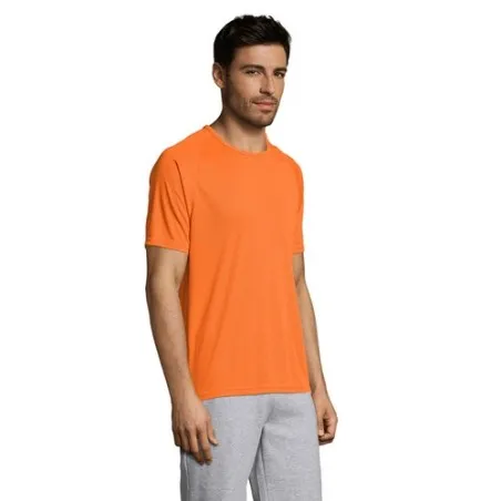 T-shirt personnalisé confortable et performant pour hommes Sporty personnalisable avec votre logo
