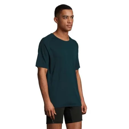 T-shirt personnalisé confortable et performant pour hommes Sporty Matières : coton Taille textile : XL Couleurs : bleu royal per