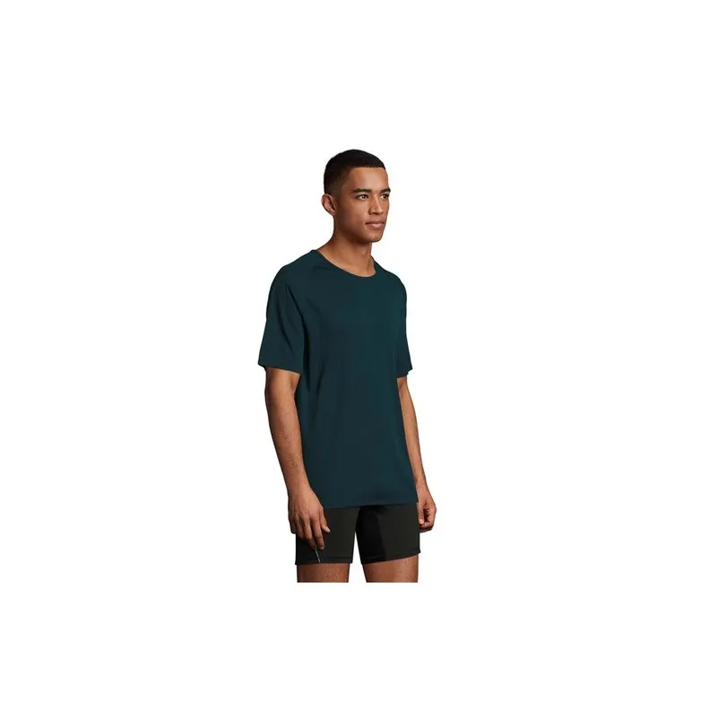T-shirt personnalisé confortable et performant pour hommes Sporty Matières : coton Taille textile : L Couleurs : blanc cadeau af