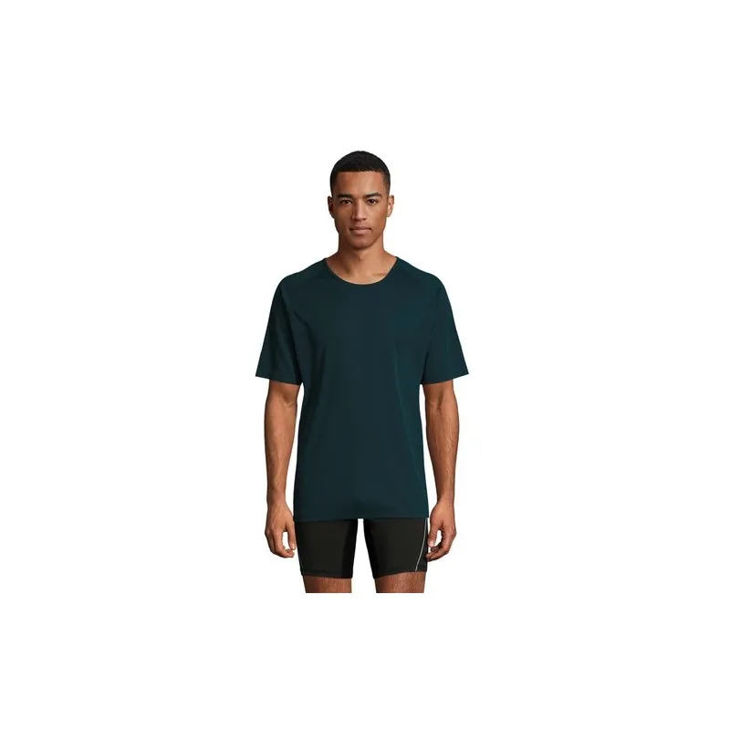 T-shirt personnalisé confortable et performant pour hommes Sporty Matières : coton Taille textile : 3XL Couleurs : jaune citron 