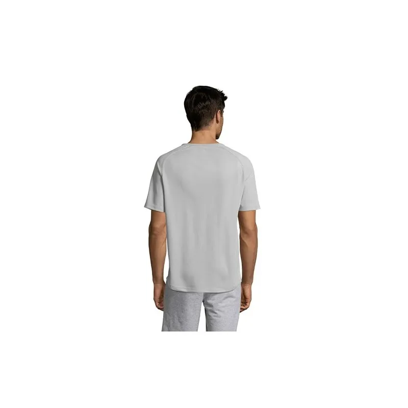 T-shirt personnalisé confortable et performant pour hommes Sporty Matières : coton Taille textile : 3XL Couleurs : bleu denim go