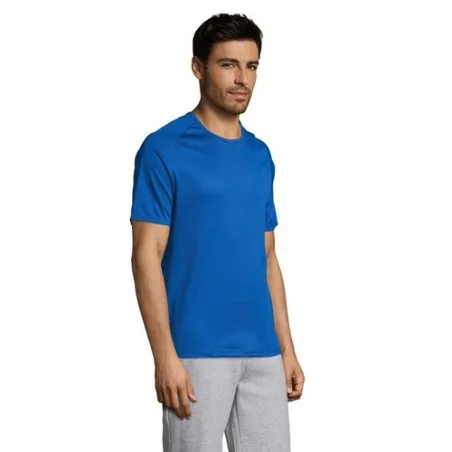 T-shirt personnalisé confortable et performant pour hommes Sporty Matières : coton Taille textile : 3XL Couleurs : vert pomme im