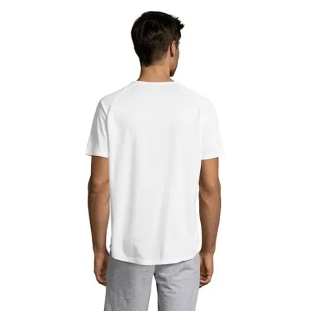 T-shirt personnalisé confortable et performant pour hommes Sporty Matières : coton Taille textile : 4XL Couleurs : bleu marine g