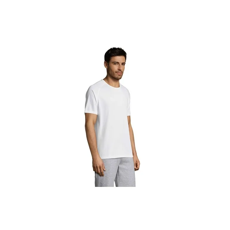 T-shirt personnalisé confortable et performant pour hommes Sporty Matières : coton Taille textile : 4XL Couleurs : bleu marine g