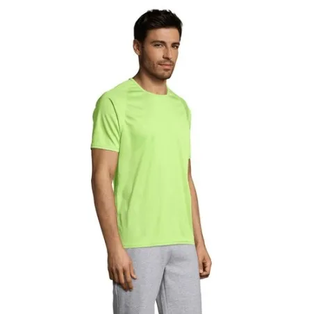 T-shirt personnalisé confortable et performant pour hommes Sporty Matières : coton Taille textile : XXS Couleurs : rose pâle cad