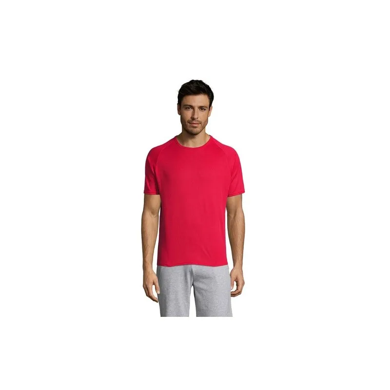 T-shirt personnalisé confortable et performant pour hommes Sporty Matières : coton Taille textile : XL Couleurs : rose pâle livr
