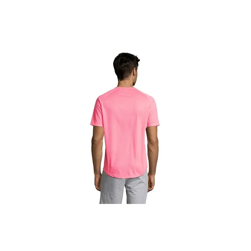 T-shirt personnalisé confortable et performant pour hommes Sporty Matières : coton Taille textile : M Couleurs : bleu atoll cade
