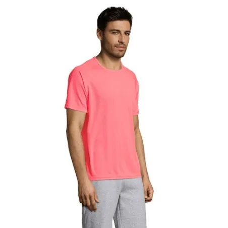 T-shirt personnalisé confortable et performant pour hommes Sporty Matières : coton Taille textile : XXS Couleurs : bleu atoll ob