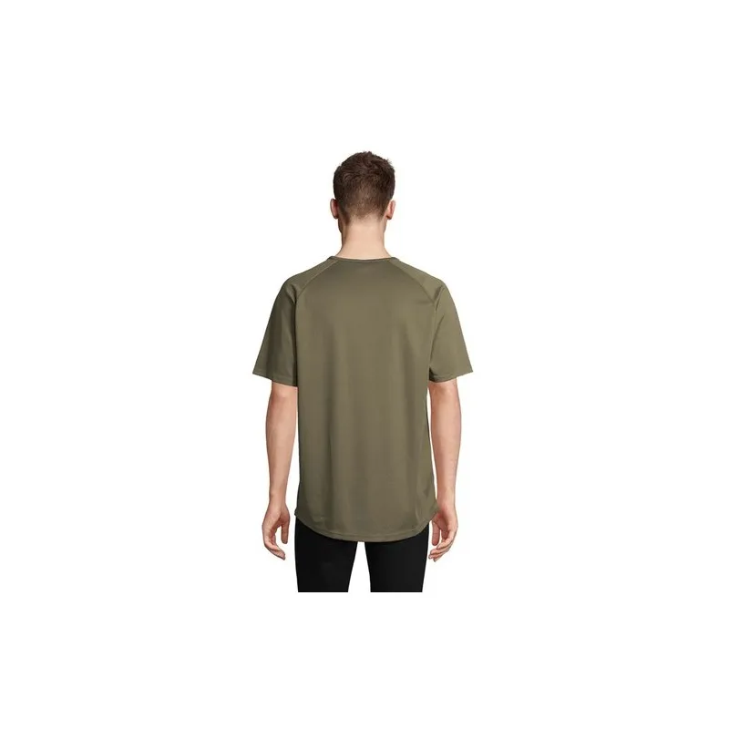 T-shirt personnalisé confortable et performant pour hommes Sporty Matières : coton Taille textile : XS Couleurs : bleu aqua pers