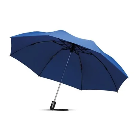 Parapluie réversible pliable pratique et élégant DUNDEE Matières : coton Taille textile : M Couleurs : bleu marine foncé personn