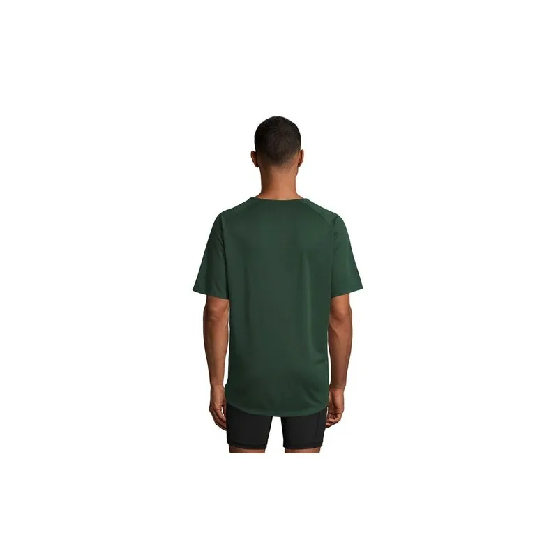 T-shirt personnalisé confortable et performant pour hommes Sporty Matières : coton Taille textile : XXS Couleurs : blanc chiné c