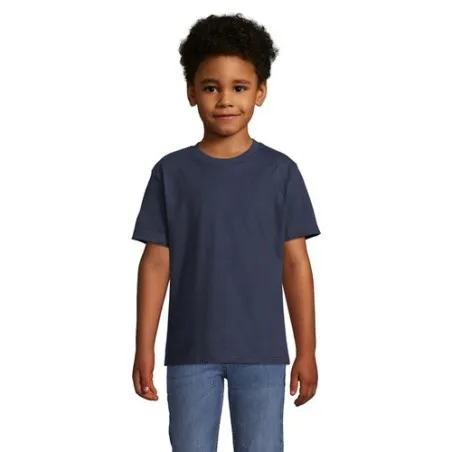 T-shirt Enfant Personnalisé 190g - IMPERIAL KIDS Matières : coton Taille textile : XL Couleurs : vert bouteille impression haute