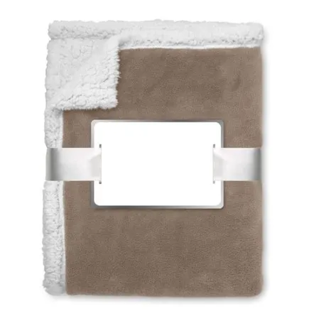 Couverture personnalisée PP/sherpa ZERMATT - Douceur et style assurés à prix abordable Matières : coton Taille textile : M Coule