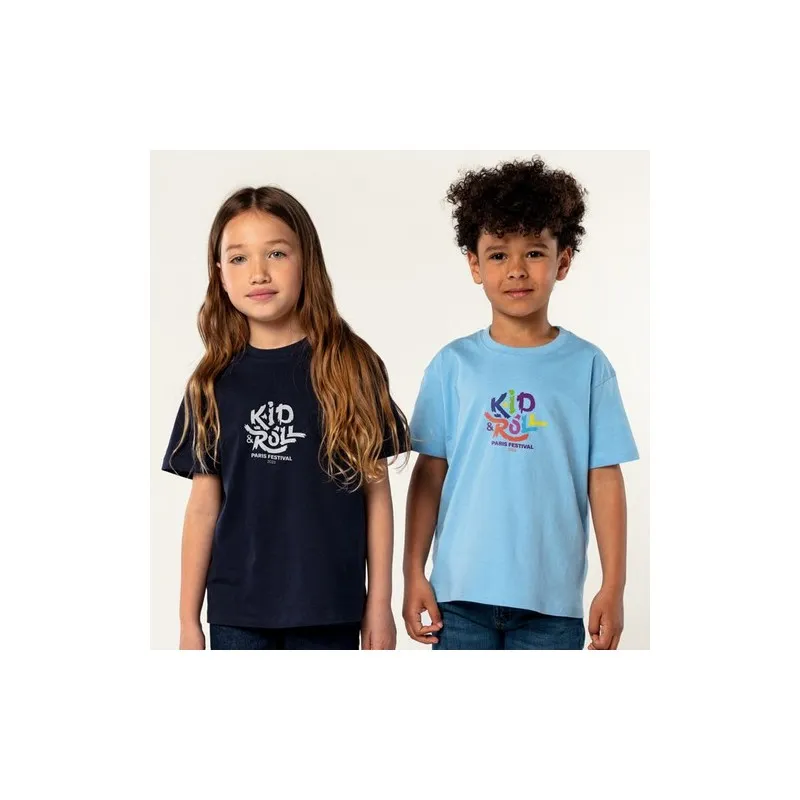 T-shirt Enfant Personnalisé 190g - IMPERIAL KIDS Matières : coton Taille textile : XL Couleurs : bleu canard cadeau collaborateu