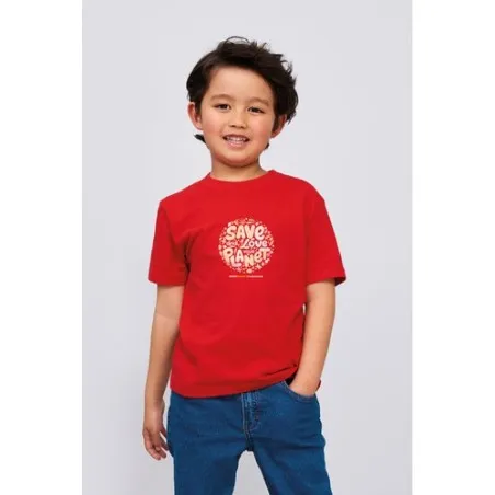 T-shirt Enfant Personnalisé 190g - IMPERIAL KIDS Matières : coton Taille textile : L Couleurs : terre goodies personnalisé en st