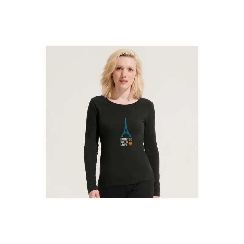 T-shirt Femme Personnalisé 150g Écologique - Majestic Matières : coton Taille textile : XXL Couleurs : terre livraison express 2