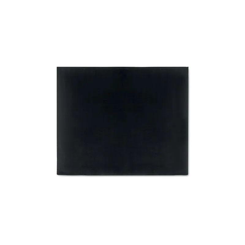 Couverture écologique en flanelle blanche - DAVOS Matières : coton Taille textile : S Couleurs : rouge marquage laser ultra préc