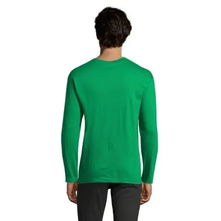 T-shirt Personnalisé 150g en Coton Premium - MONARCH MEN Taille textile : L Couleurs : vert prairie goodies publicitaire durable